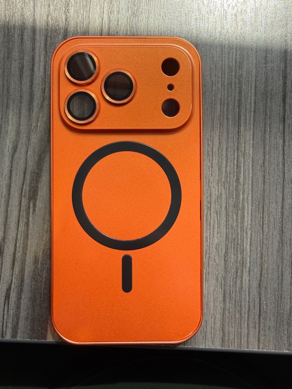 Matte Orange MagSafe-Compatible iPhone 17 Pro Case